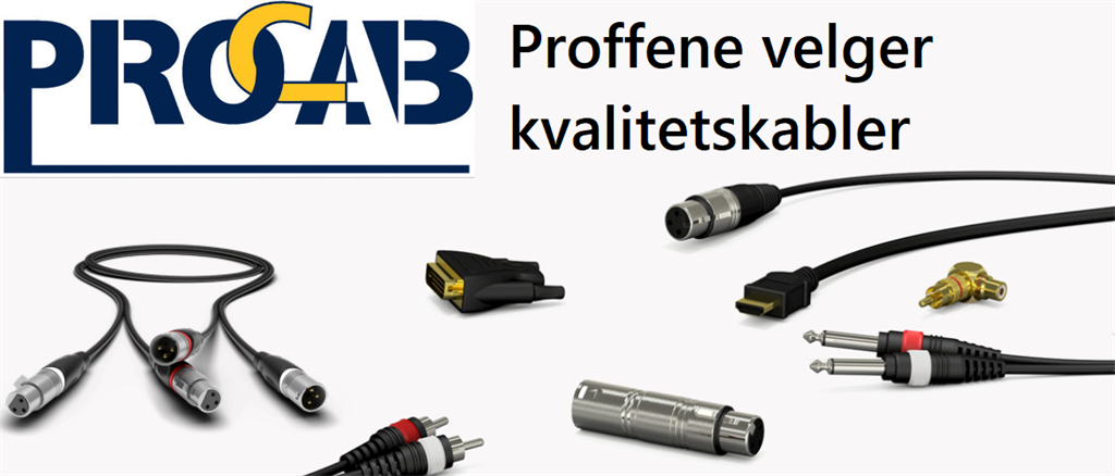 Procab - hvis du trenger kvalitetskabler.